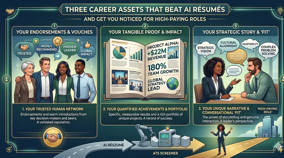 Three Career Assets That Beat AI Résumés and Get You Noticed for High-Paying Roles